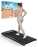 Copant Tapis roulant, tapis roulant con LCD Scarn, pedana da 2,5 HP con APP e controllo remoto, carico massimo 159 kg, con corsi di allenamento e corse, 1-8km/h per casa o ufficio