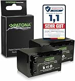 PATONA 2x PREMIUM VW-VBD58 Batteria 5200mAh compatibile con Panasonic AG AC8EJ AC30 AC8 CX350 DVC30 DVX200 HPX255 HVX201 UX180 AJ PG50 PX230 PX270 PX298 HC-MDH2 MDH3 X1 X1000 VWVBD58 VBD58