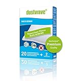 Dustwave® - Confezione da 40 sacchetti per aspirapolvere, adatti per aspirapolvere Philips - TCX 980 Classique - sacchetti per filtro in microfibra"Made in Germany" con microfiltro