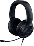 Razer Kraken X Lite - Cuffie da gioco per PC ultraleggere con cavo - Microfono cardioide curvabile con suono surround (230 g di peso, jack da 3,5 per PS4, PS5, Switch, Xbox One, Xbox Series X|S) Nero