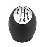 Yctze Pomello del cambio, pomello del cambio a 6 marce di ricambio Pomello del cambio sostituzione per auto pomo palanca cambio clio 3 per pomo coche renault laguna 2 pomo palanca cambio renault clio