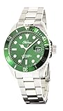 Orologio uomo Perseo Trestelle Submariner 6789.03 verde con ghiera verde