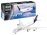 Revell- Boeing 747-8 Lufthansa New Livery Other License Kit Aeromodello, Colore Bianco, 1:144, RV03891