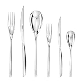 Servizio 36 Pz Monoblocco Affilato Bamboo Inox