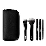 KIKO Milano Travel Brush Set, Pochette Da Viaggio Con 5 Pennelli Professionali