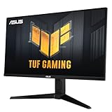 ASUS TUF Gaming VG28UQL1A Monitor Gaming 28”, 4K UHD (3840x2160), Fast IPS, 144Hz, 1ms, G-SYNC, FreeSync Premium, DisplayHDR 400, ELMB, Riduzione Luce Blu, Variable Overdrive, Regolabile, Nero
