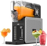 WIE Macchina per Granite, 2.6L Macchina Granita per Casa con Autopulizia, Non Serve Ghiaccio, 6 Modalità Preimpostate, Schermo Touch LED, Macchina Granita per Margarita/Cocktail/Milkshake/Frappé