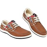 Nebulus Pelle - Scarpe da barca Riva, Scarpe, Sneakers, Pelle (T155), marrone, 42 EU