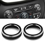 Copertura della manopola del volume, colore nero, adatta per Grand per Cherokee, ricambio aftermarket, materiale in lega di alluminio
