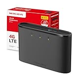Mercusys TP-Link MT110 Mobile WiFi Router 4G LTE Cat4, Saponetta WiFi con Sim, Velocità di Download 150Mbps, WiFi Portatile, Router WiFi con Sim, Modem 4G Sim, Batteria Ricaricabile, Plug&Play