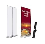 Roll Up Espositore - Rollup Pubblicitario - 85x200 cm - Banner Grafica Inclusa