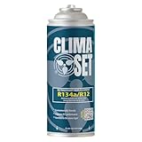 CLIMASET Sostitutiva del gas R134a R12- Gas aria condizionata auto - kit ricarica clima auto - refrigerante R134a - 1 x bombolette - ricarica aria condizionata auto - ECO