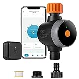 Johgee Centralina Irrigazione WiFi con Hub, Smart Sprinkler, Irrigazione Computer, Sistema di irrigazione di controllo per prato da giardino, Irrigazione automatica, Ritardo pioggia, Controllo manuale