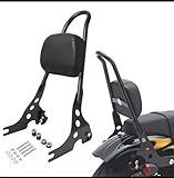 Schienale Sissy Bar Rimovibile Montanti con Imbottitura Per Harley Sportster 883 2004-2022 Superlow XL883L 2011-2019 Iron 883 XL883N 2009-2022 Forty Eight XL1200X 2010-2022 Sgancio rapido