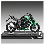 Modello Moto Collezione per KA&WASAKI Z1000 Z 1000 Modellino di Motocicletta in Metallo Pressofuso(Verde)