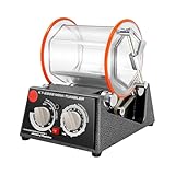 Rotary Tumbler - Tamburo per lucidatura gioielli, 3 kg, con 4 controlli di velocità e timer, lucidatore rotativo