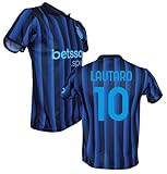 Generico Maglia Calcio Lautaro Martinez 10 neroazzurra Stagione 2024/2025 Replica Autorizzata Taglie da Bambino e Adulto. Scegli se Aggiungere Pantaloncini e Calzettoni (10 Anni)