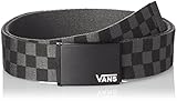 Vans Deppster II Web Belt Cintura, Nero (Black/Charcoal), Taglia Unica Uomo