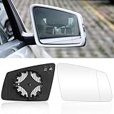 Altsbaos 1 specchio di ricambio destro compatibile con mercedes-benz A B C E S classe CLA GL GLA CLS GLK vetro specchio riscaldabile W176 W246 W204 W212 W221 S212 S204 A207 C204 C216 C117 X156 X20