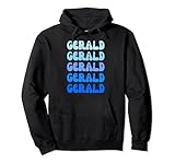 Gerald Personalized Custom Name Fun Men's Felpa con Cappuccio