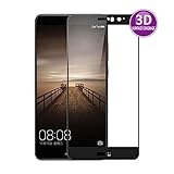 E-Hamii 3D Proteggi Schermo per Huawei Mate 9 (Nero), HD Protettore Copertura Completa, 9H Screen Protector in Vetro Temperato, Protezione Pieno Anti-graffio e Anti-Impronte Digitali