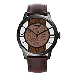 Fossil Orologio Townsman da uomo, Movimento automatico a tre lancette con cinturino in acciaio inossidabile o in pelle