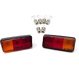 Cermag Coppia Fari Kit Fanali dx sx posteriori per Trattori Carrelli Rimorchi