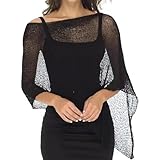 Bolero coprispalle a poncho velato, bolero e coprispalle in rete asimmetrica, poncho e mantelle in maglia, top estivo leggero all'uncinetto, elegante alla moda tinta unita grembiule scavato per le