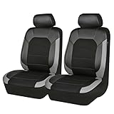 GTFRFD Auto Set Coprisedili per Ford Tourneo Courier 2024 2025 Protezione del Sedile Impermeabile in Pelle PU a 5 Posti,A