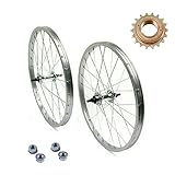 Ruota/Cerchio Anteriore + Posteriore Bici EPOCA GRAZIELLA MTB CITYBIKE 20" x 1.75 + PIGNONE 16 DENTI