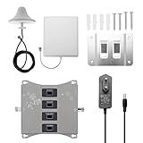 800 900 1800 2100 Cell Phone Booster Quad Band Amplificatore di segnale mobile Quad Band 2G 3G 4G LTE Ripetitore cellulare GSM DCS WCDMA Set