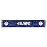 Inter Sciarpa Nuovo Logo Jaquard, Diverse Colorazioni, Stadio Unisex-Adulto, Scritta Nerazzurri Nero/Blu, Taglia Unica