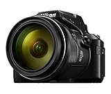 Nikon Coolpix P950 Fotocamera Digitale, Sensore CMOS 16,79 MP, Zoom ottico 83X, filmati 4K, LCD a angolazione variabile, mirino elettronico OLED, WiFi, Bluetooth, Nero