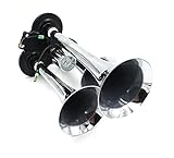 24V potente 3 tromba aria clacson con solenoide 130dB per camion camion