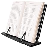 H&S Leggio per Libri - Leggio da Tavolo e da Letto - Porta Libro per Ricette in Cucina - Porta Libri da Scrivania per Studiare - Pieghevole per Ufficio e Scuola - Leggio per Tablet