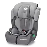 Kinderkraft COMFORT UP I-SIZE 76-150 cm Seggiolino auto 9-36 kg, Poggiatesta Regolabile di 11 livelli, Seduta spaziosa, Cinture di Sicurezza, Inserto modulare dotato, Gruppo 1/2/3, Grigio