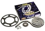 KIT TRASMISSIONE CATENA CORONA E PIGNONE PER CAGIVA 125 ALETTA ROSSA R. 82 Z62-14 428DEH 134M