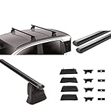 AUTOFORNITURE ITALIA OP. Astra J 2009>2015. Barre PORTATUTTO Portapacchi da Tetto PREMONTATE PRONTE ALL'UTILIZZO per Auto Senza Railing con Attacco Fix Point