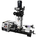 SOGI MS-1 Tornio-fresatrice combinato da banco - motori monofase da 150 W - Pb 11 mm - capacità foratura Ø10 mm