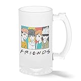 Jujutsu Kaisen Anime Manga Inspired Friends Trasparente tazza di birra Stein 0.5L