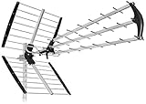 ANTENNA SUPER 56 ELEMENTI 4K ULTRA HD Lte 4G 5G PER DIGITALE TERRESTRE UHF HD TV-PRONTA ALL'USO IN SOLI 5 SECONDI