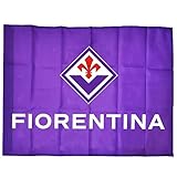 BANDIERA Fiorentina Viola Bandiera Poliestere 140X90 CM Nuovo Logo