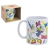 Tazza Paperina e Paperino Disney in ceramica modello mug con stampa sublimatica ciotola da colazione 325 ml per bambini