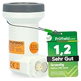 GSS Helios Single LNB 40 mm con protezione UV e protezione dalle intemperie + ausilio di sollevamento, 1 partecipante – Basso consumo energetico – 1 X – Full HD 4K LNC