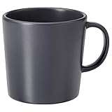 Ikea Tazza DINERA, 30 cl, grigio scuro