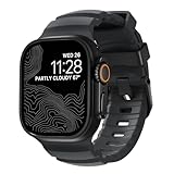 NOMAD Sport Band Rocky Point Dark Storm Gray Per Apple Watch - Cinturino Per Apple Watch Da 45/49 Mm Con Hardware In Titanio Nero, Resistente E Avventuroso Per Uomini E Donne