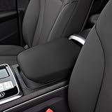 faccibbg Copertura per console centrale per Audi Q8 2019-2024 (nero) Copertura per bracciolo per Audi Q8 2019 2020 2021 2022 2023 2024 Accessori