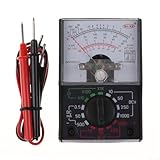 Multimetro analogico DC AC Voltmetro Amperometro Ohm Meter Tester Elettrico Strumento per Ingegneri Scuole Case
