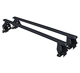 Generico Barre portatutto RVS (Tetto Senza corrimano) per Opel Corsa (F) 5 Porte dal 19>