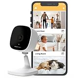 AlfredCamera Telecamera di Sicurezza Intelligente per Interni, Full HD 1080p, Visione Notturna, Rilevamento Movimento, Audio Bidirezionale, Baby Monitor, Telecamera per Animali Domestici